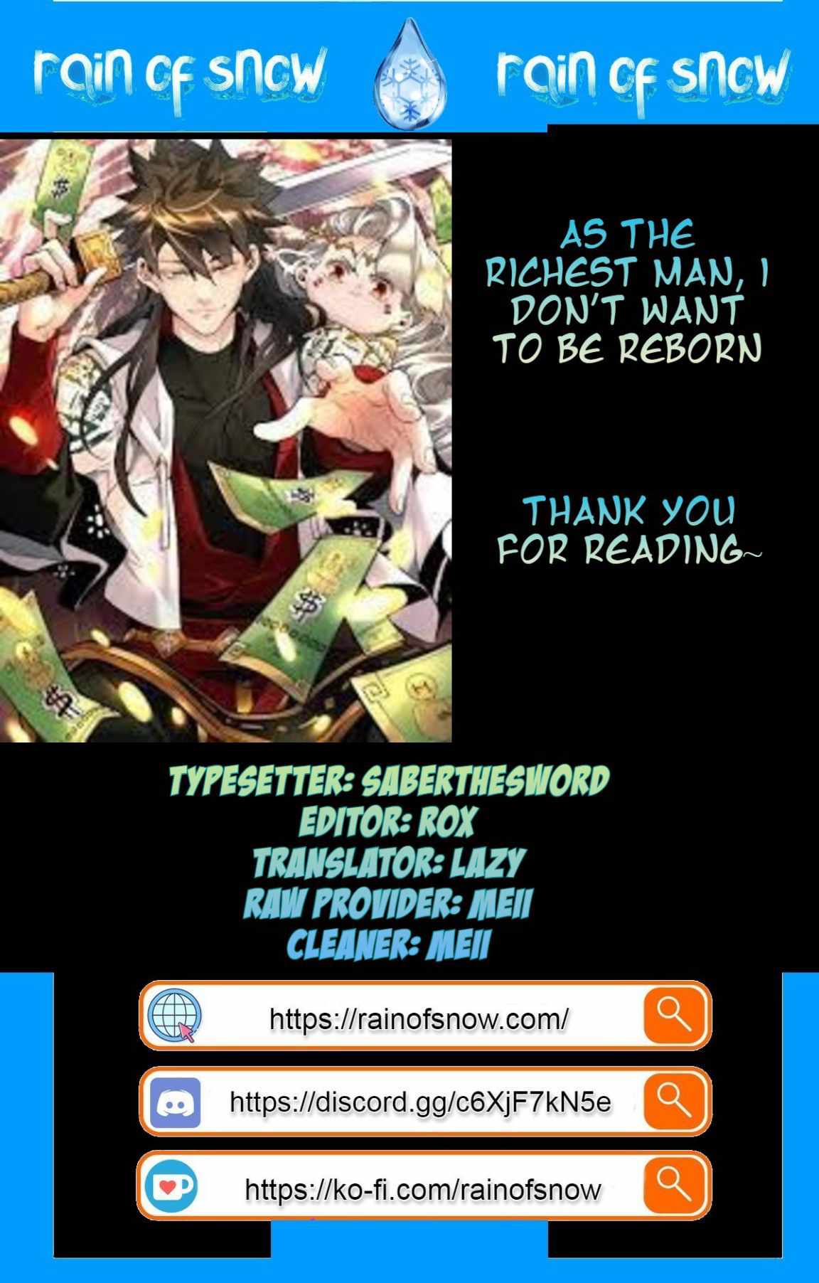 As The Richest man, I Don't Want To Be Reborn Chapter 4 2